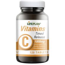 Life Plan, Vitamin C Time Release 1000mg, 120 tablets